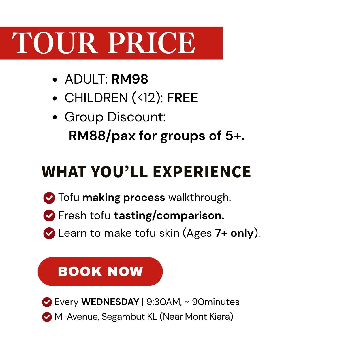 OOEDO TOFU Factory Tour Ticket